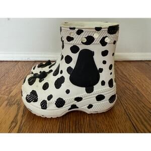 Crocs Dalmatian Rain Boots Size 6 Toddler